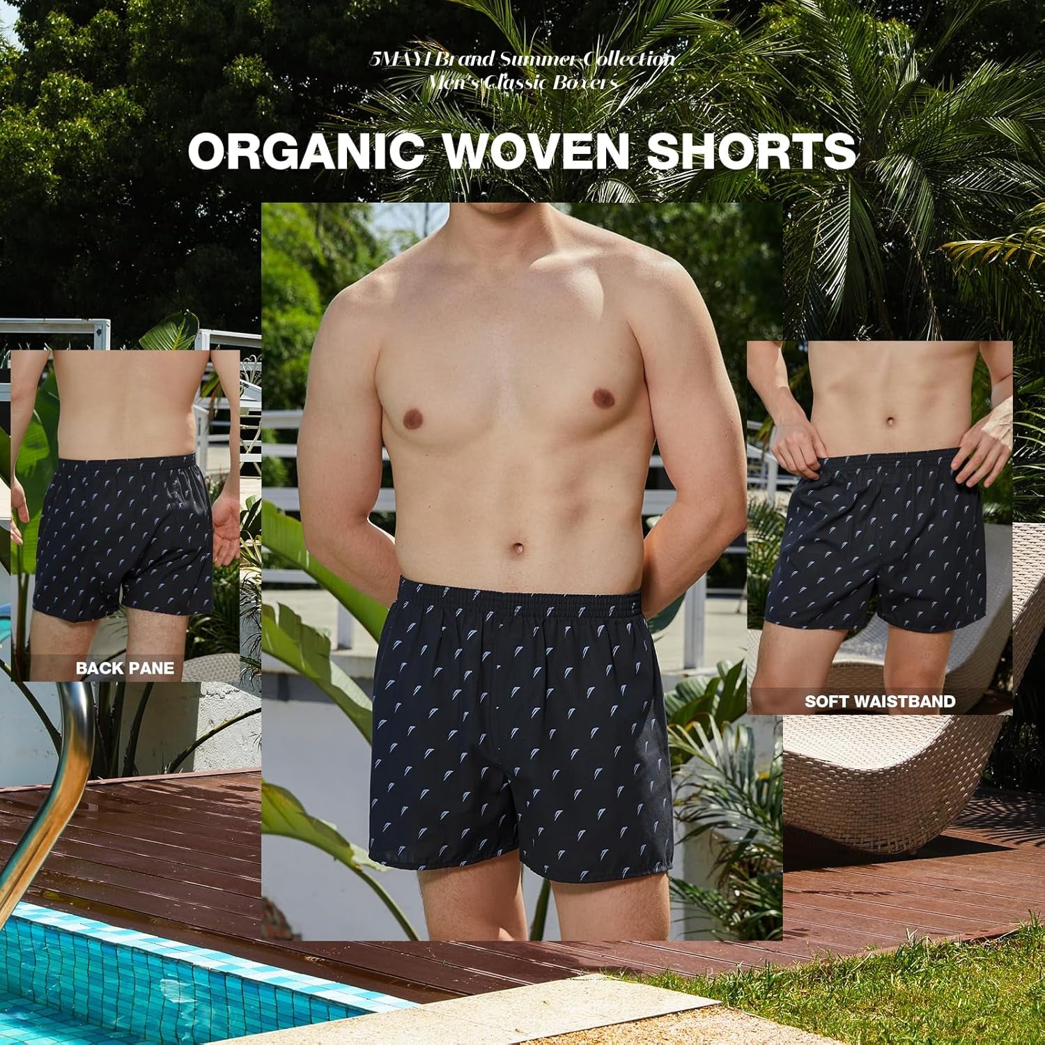 Mens Underwear Boxers Cotton Underwear Mens Boxers for Men Pack S M L XL XXL